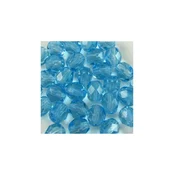 Ceške perle polirane 8 mm akvamarin