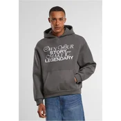 Mens hoodie Make It Legendary gray