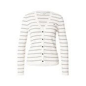 Calvin Klein Jeans Pletena jopa pegasto siva / bela