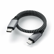 Satechi USB-C to lightning kabel (25 cm) - Space Gray