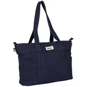 Previjalna torba za voziček Madrid Bag Denim Beaba s previjalno podlogo in trakovi za voziček modra