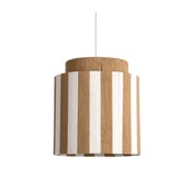 Bela/v naravni barvi viseča svetilka iz vrvi o 30 cm Vienna Stripes – Leitmotiv