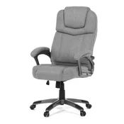 Autronic Pisarniški stol Office chair, gray fabric, gray plastic base, casters for hard surfaces (KA-C715 GREY2)