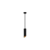 Luster na sajli 1xGU10/35W/230V 30 cm crna