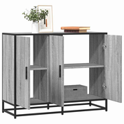 Komoda Siva Sonoma 94x35x76 cm Konstruirano drvo