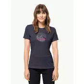 JACK WOLFSKIN Ženska majica HIKING S/S GRAPHIC T W T-shirt