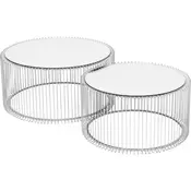 Meblo Trade Set stolica Wire - silver 69,5x69,5x33,5h cm