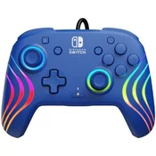 PDP Afterglow Wave kontroler za Nintendo Switch, žični, moder