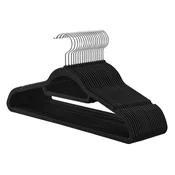 Songmics Obešalniki za oblačila 435x225 cm Črni