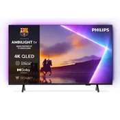 Philips Televizor PUS8510, 85, 4K UHD, QLED, Crni