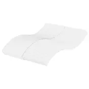Vidaxl vidaXL Penasta vzmetnica, bela, 120x210 cm, trdota H2/H3