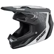 Motokros kaciga Shot Speed Hybrid mat siva