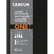 Canson Skicirka CANSON ARTBOOK ONE, 216 x 279 mm, črna, (21655006)