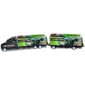 Kamion transporter za motor sa prikolicom