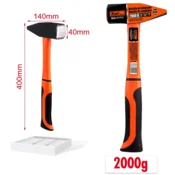 KMT Cekic za montažu, Plasticna drška, 2kg