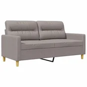 Vidaxl Dvosed taupe 140 cm blago