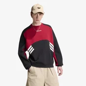 Mikina adidas Cutline Crewneck Sweatshirt Black/ Team Victory Red S