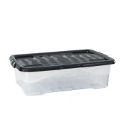 Cep Plastični zaboj transp. s črnim pokrovom, 30 l