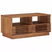 vidaXL Klubska miza s predalom Naravna 85 x 45,5 x 40 cm