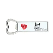 Artdog Belgijski ovčar, belgijski planšarski pes I - odpirač za steklenice s psom, personaliziran odpirač za hladilnik, unikatno darilo za moškega Art-Dog