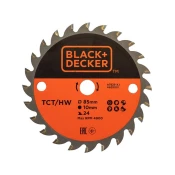 BLACKDECKER žagin list za potezno žago BES510 TCT, 85x10x24 mm, A7525