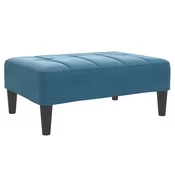 vidaXL vidaXL Stolček za noge moder 77x55x31 cm žamet, (21228687)