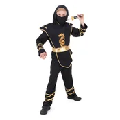 Otroški kostum ninja Zlati zmaj velikost S