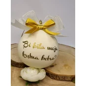 Božična kroglica z napisom KROBO 08