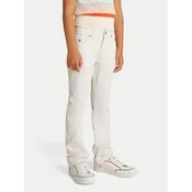 Tommy Hilfiger Jeans hlače KG0KG08408 Bela Flare Fit