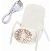 Generic Praktičen namizni ventilator z držalom za mobilni telefon, (21132683)