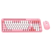 Combo mis tastatura wireless Fantech WK-899 GO mochi101 pink