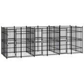 vidaXL Vanjski kavez za pse čelični 11,06 m2