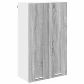 Vidaxl Viseča omarica Siva Sonoma 60 x 31 x 100 cm Konstruiran les