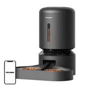 MojPlanet Petlibro Dozator za hrano Granary z dvojno posodo, Wifi, 5L (črna)