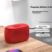 Soaiy Bluetooth zvucnik C35, USB, Crveni