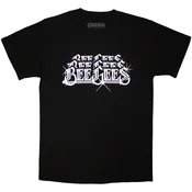 Bee Gees Stacked Logo Black XL Majica