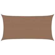 Vidaxl Senčna platna Taupe 2,5 x 6 m HDPE