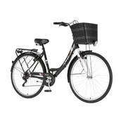 Bicikl City Venssini Nexa City 28 Alu 19 V-Brake 6 Brzina 155-178cm (S/M) Braon Crni