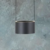 LED-visoka svetilka PURE Clipse, siva, O 20 cm, CCT, dimmer, 2-stopenjski - Dnevna soba/jedilnica - Sodobni - siva, prosojna - Kovina