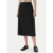 Vero Moda Midi krilo Mymilo 10340419 Črna Regular Fit