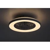 Rabalux Plafonjera sa ventilatorom Dalfon2, 48W, 48,5cm, 3000-6000K, Crna