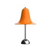 Namizna svetilka VERPAN Pantop, oranžna, višina 28 cm, kovina, E14 - Dnevna soba/jedilnica - Dizajn - oranžna, krom