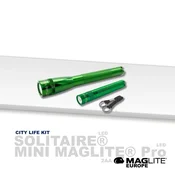 Maglite set City Life SX45397L, svetilki LED Mini PRO 2xAA + Solitaire 1xAAA, zelena v darilni škatli