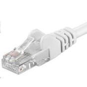 PREMIUMCORD Povezovalni kabel UTP RJ45-RJ45 CAT5e 3m bela