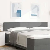 vidaXL vidaXL LED Umetno Usnje Preprosta Oblika Svetlo Siva 100 cm Korduroj, (22051048)