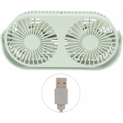 Generic Namizni dvoglavi dvokrilni ventilator za aromaterapijo, (21132755)