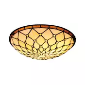 Brilagi - Tiffany vitražna stropna svetiljka slonovaca 2xE27/60W/230V, precnik 40 cm