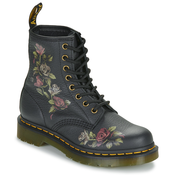 Dr. Martens Polškornji 1460 Decayed Roses Classic Tumbled Nappa Črna
