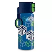 Ars Una: Geek s kockastim vzorcem, plastenka za vodo brez BPA, 475 ml