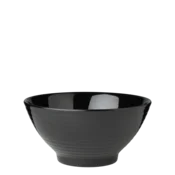 Črna skleda 20 cm — Elements Melamin (Flow) - 593171